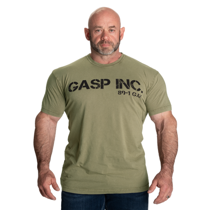 GASP G.U.I Standard Tee Washed Green