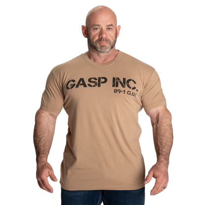 GASP G.U.I Standard Tee Washed Desert
