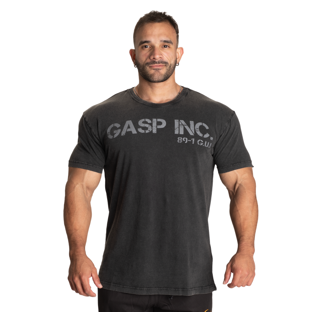 GASP G.U.I Standard Tee Washed Black