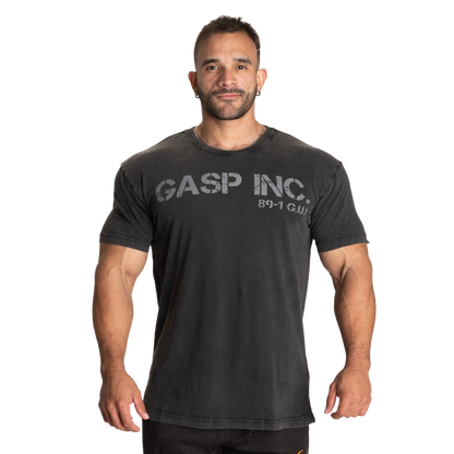 GASP G.U.I Standard Tee Washed Black