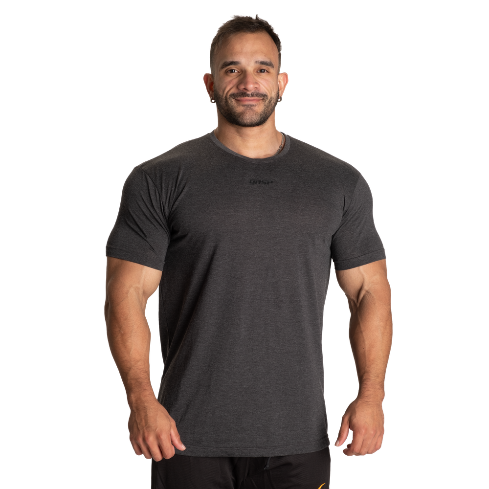 GASP Standard Tee Dark Grey Melange