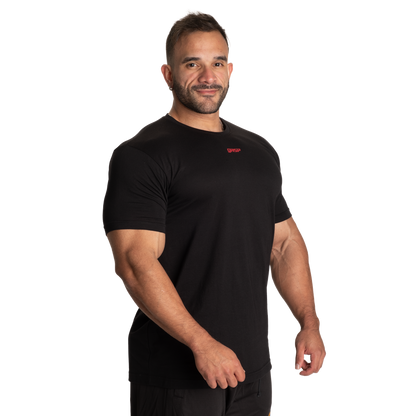 GASP Standard Tee Black/Red