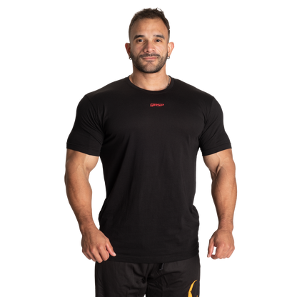 GASP Standard Tee Black/Red