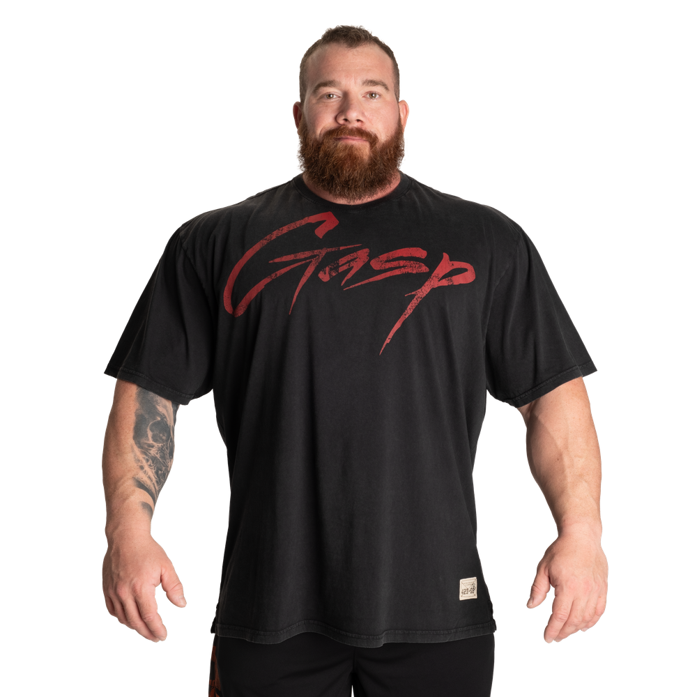 GASP Vintage Original Tee Washed Black/Red