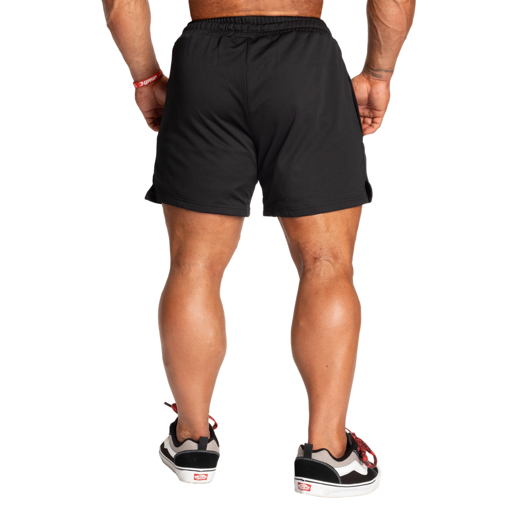 GASP R1 Mesh Shorts 4" Black/Red