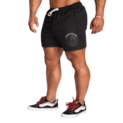 GASP R1 Mesh Shorts 4" Black/White
