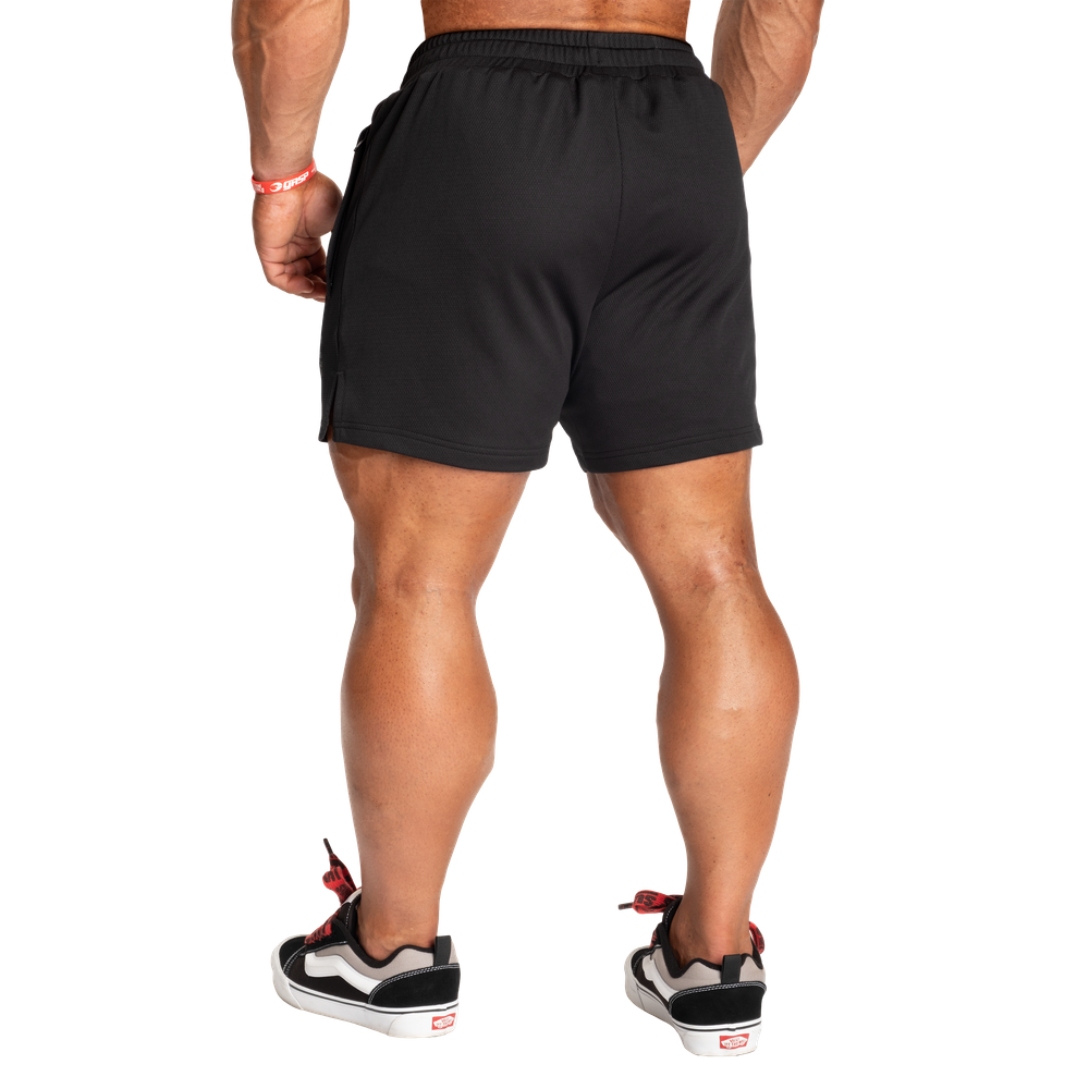 GASP R1 Mesh Shorts 4" Black/White