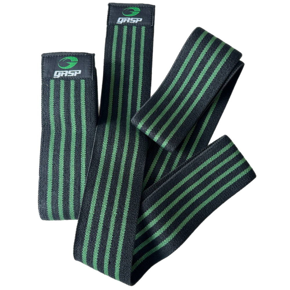 GASP Knee wraps Black/Green