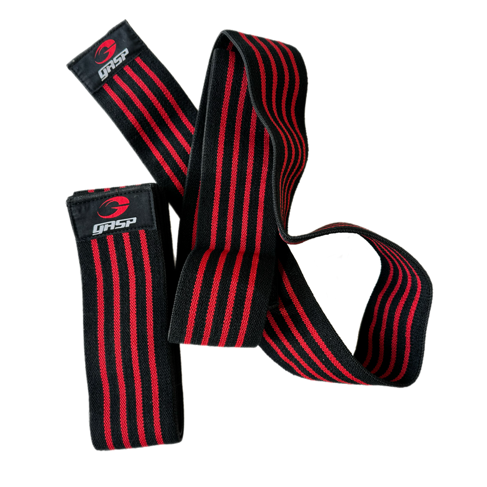GASP Knee wraps Black/Red