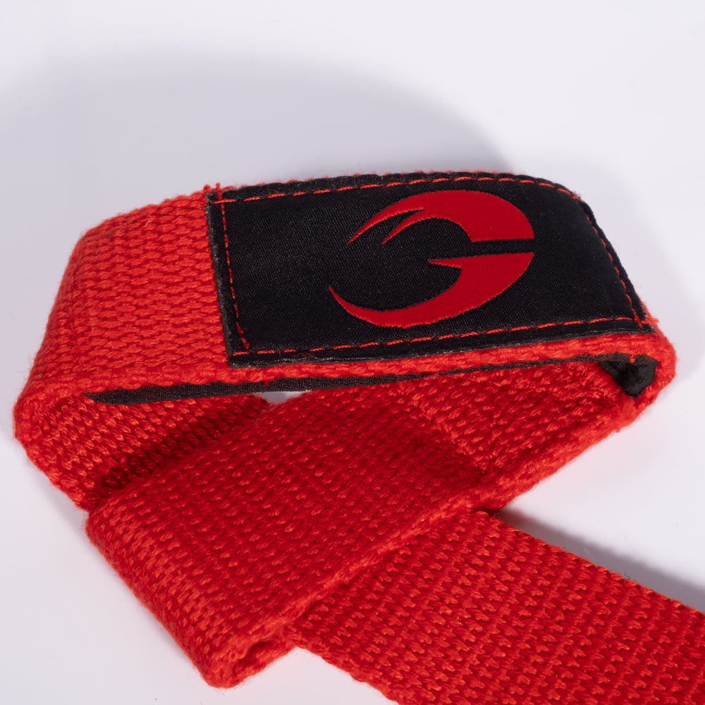 GASP Classic Lifting Straps Red