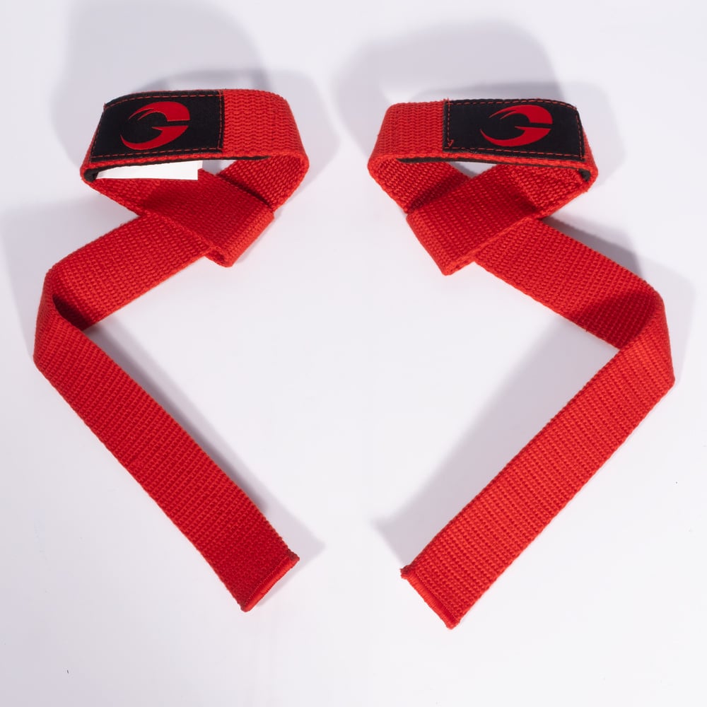 GASP Classic Lifting Straps Red