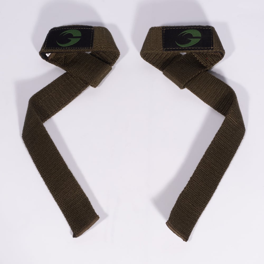 GASP Classic Lifting Straps Forest Green