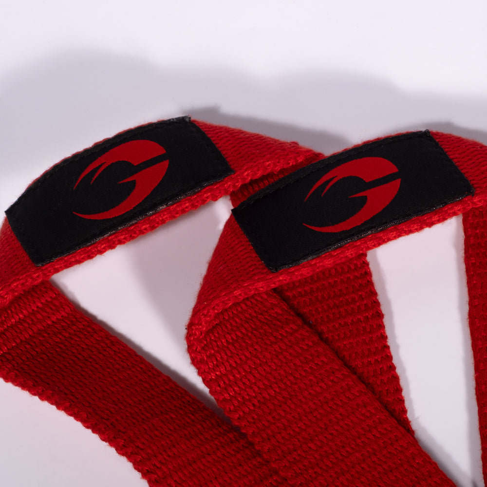 GASP Olympic Lifting Straps Red