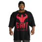 GASP Giant Killer Iron Thermal Tee Asphalt/Red