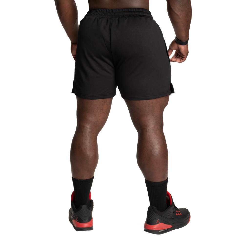 GASP R1 Mesh Shorts 4" Black/Orange