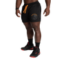 GASP R1 Mesh Shorts 4" Black/Orange