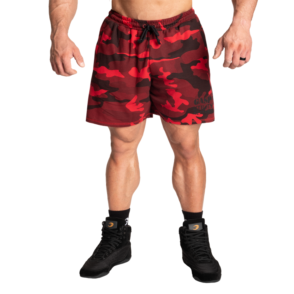 GASP Thermal Shorts 6" Red Camo