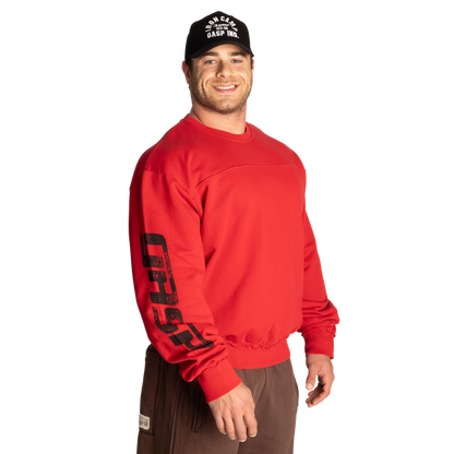 GASP Throwback Sweater Chili Red