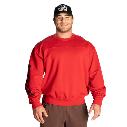 GASP Throwback Sweater Chili Red