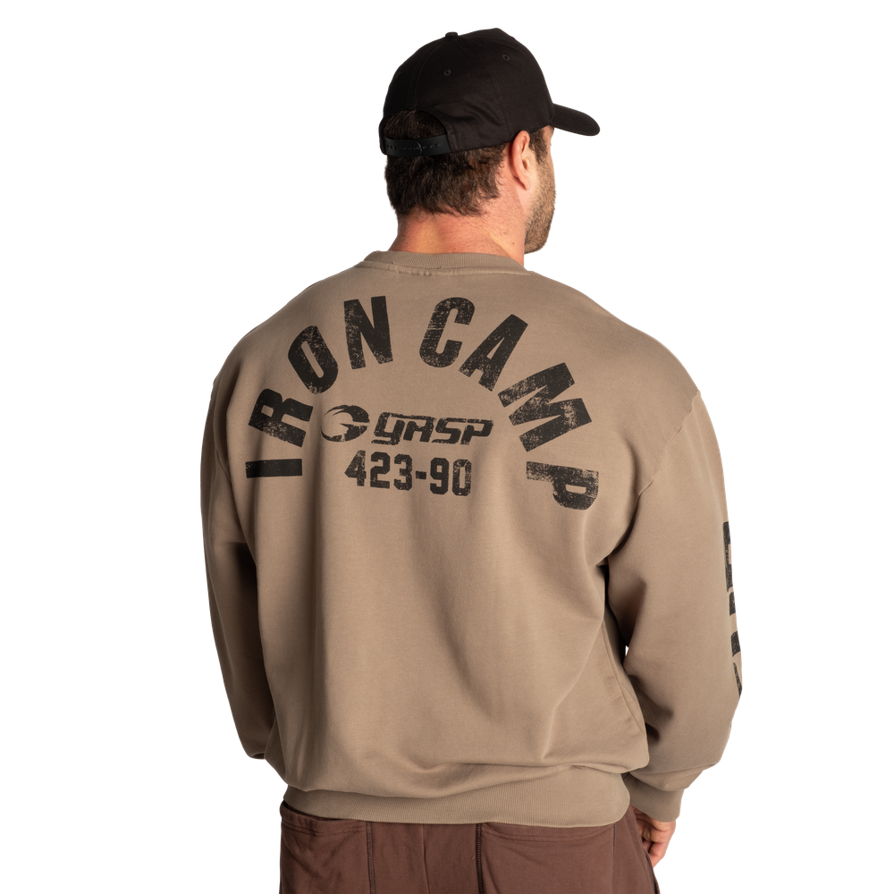 GASP Throwback Sweater Washed Green