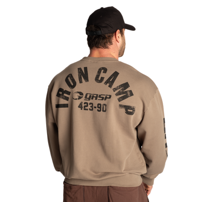 GASP Throwback Sweater Washed Green