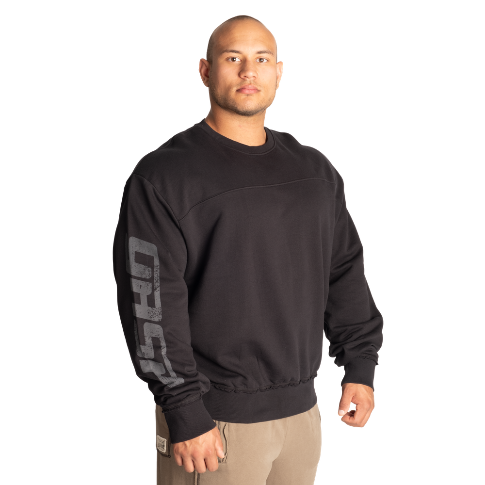 GASP Throwback Sweater Black