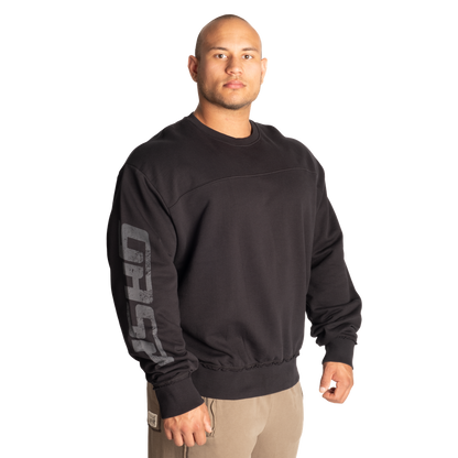 GASP Throwback Sweater Black