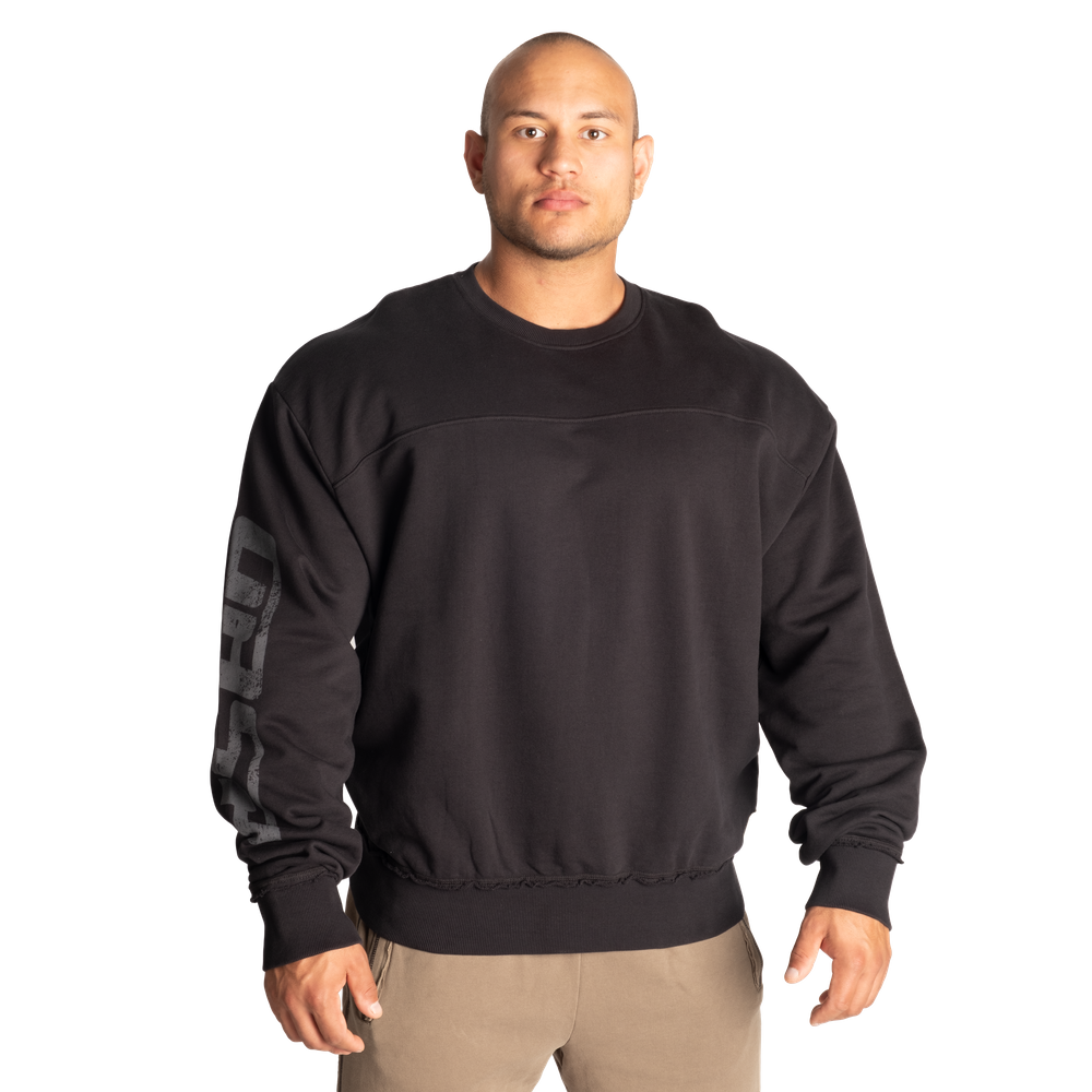 GASP Throwback Sweater Black