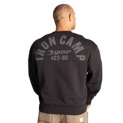 GASP Throwback Sweater Black