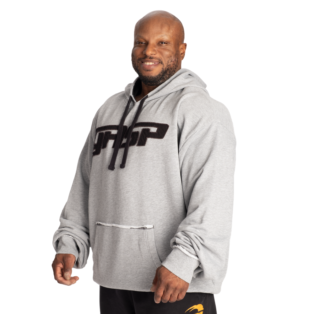 GASP Hood Sweater Light Grey Melange