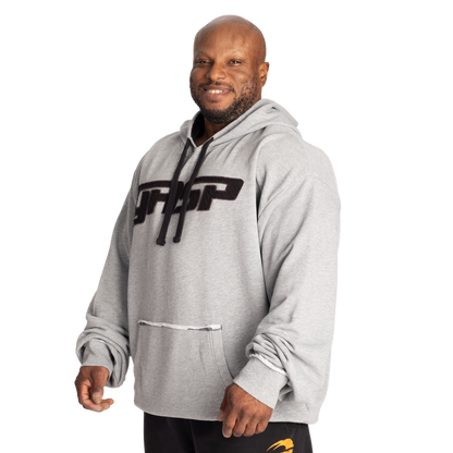 GASP Hood Sweater Light Grey Melange
