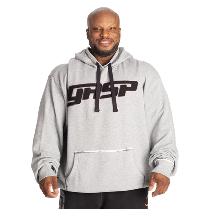 GASP Hood Sweater Light Grey Melange