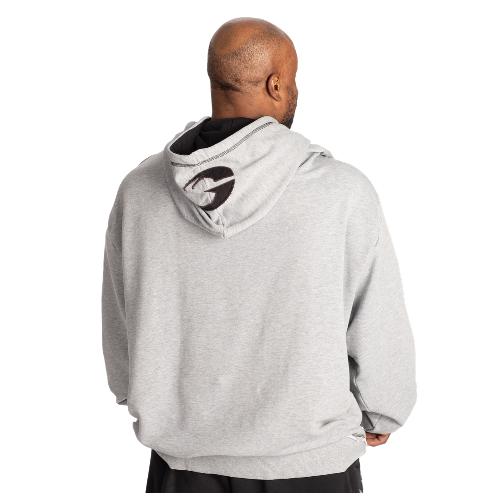 GASP Hood Sweater Light Grey Melange