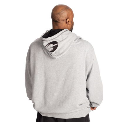 GASP Hood Sweater Light Grey Melange