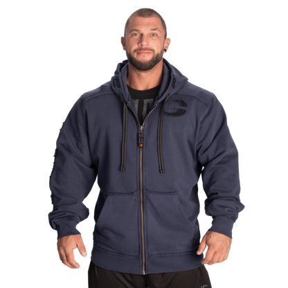 GASP Pro Gym Hood Washed Navy