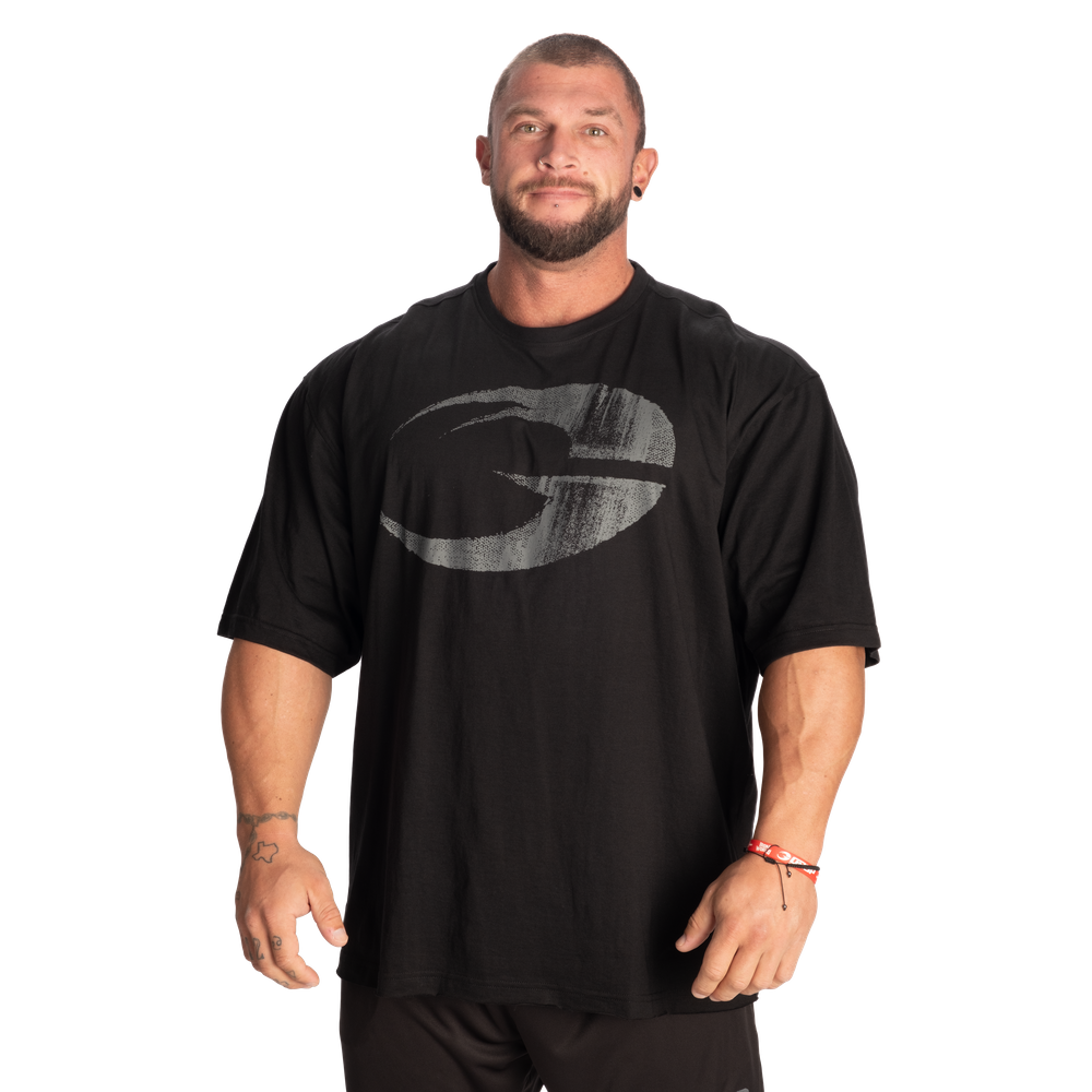 GASP Pump Cover Iron Tee Black/Grey