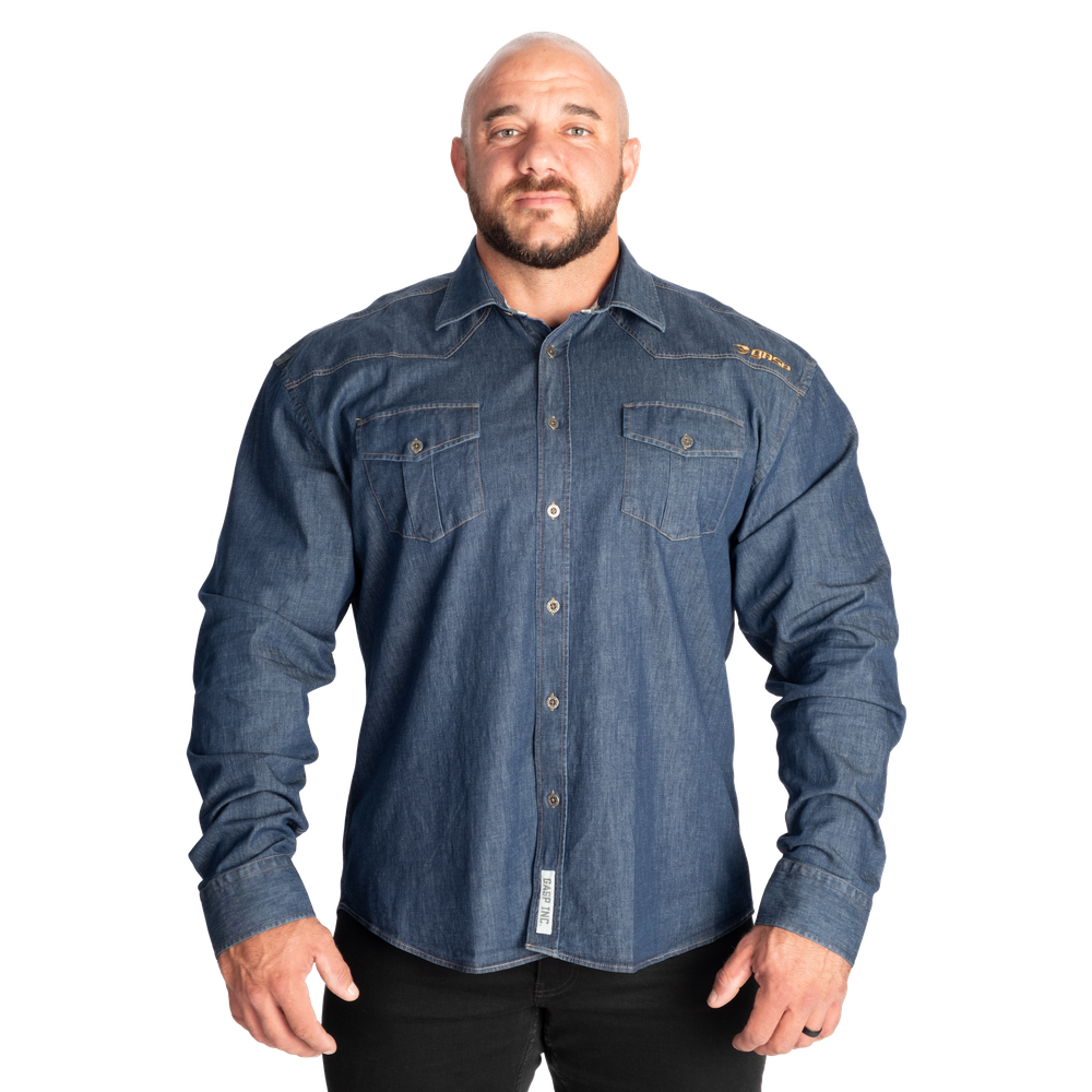 GASP Denim Shirt Washed blue