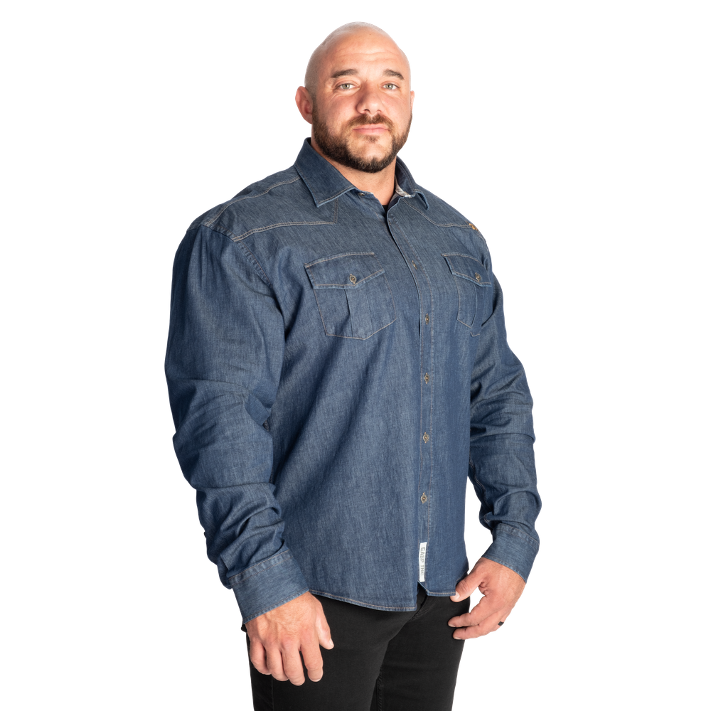 GASP Denim Shirt Washed blue