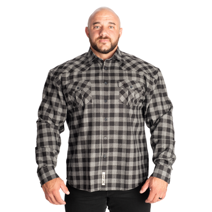 GASP Plaid Shirt Grey/Black