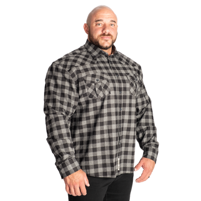 GASP Plaid Shirt Grey/Black