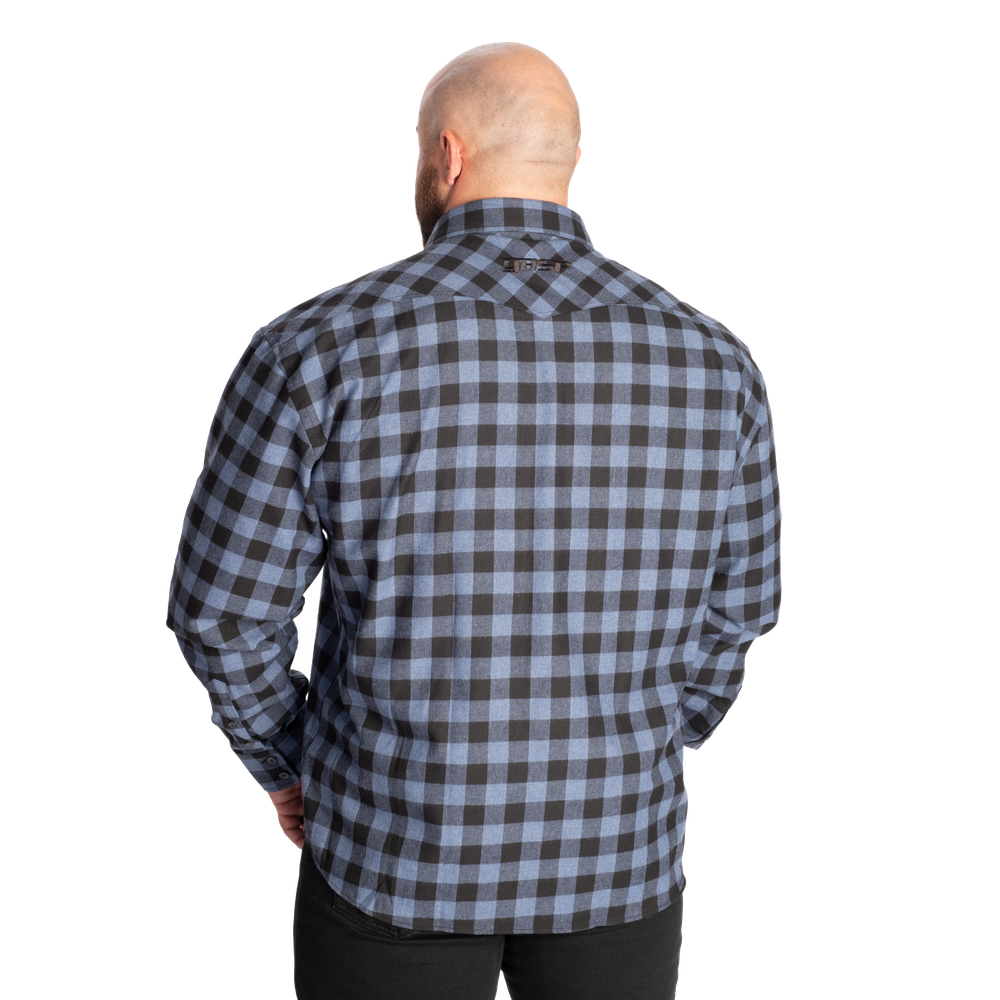 GASP Plaid Shirt Black/Blue