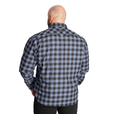 GASP Plaid Shirt Black/Blue