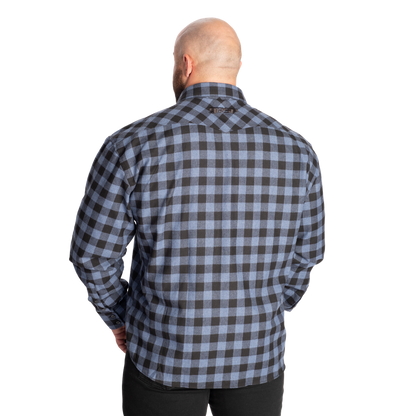 GASP Plaid Shirt Black/Blue