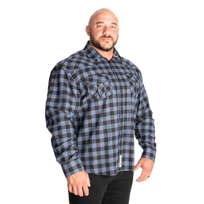 GASP Plaid Shirt Black/Blue