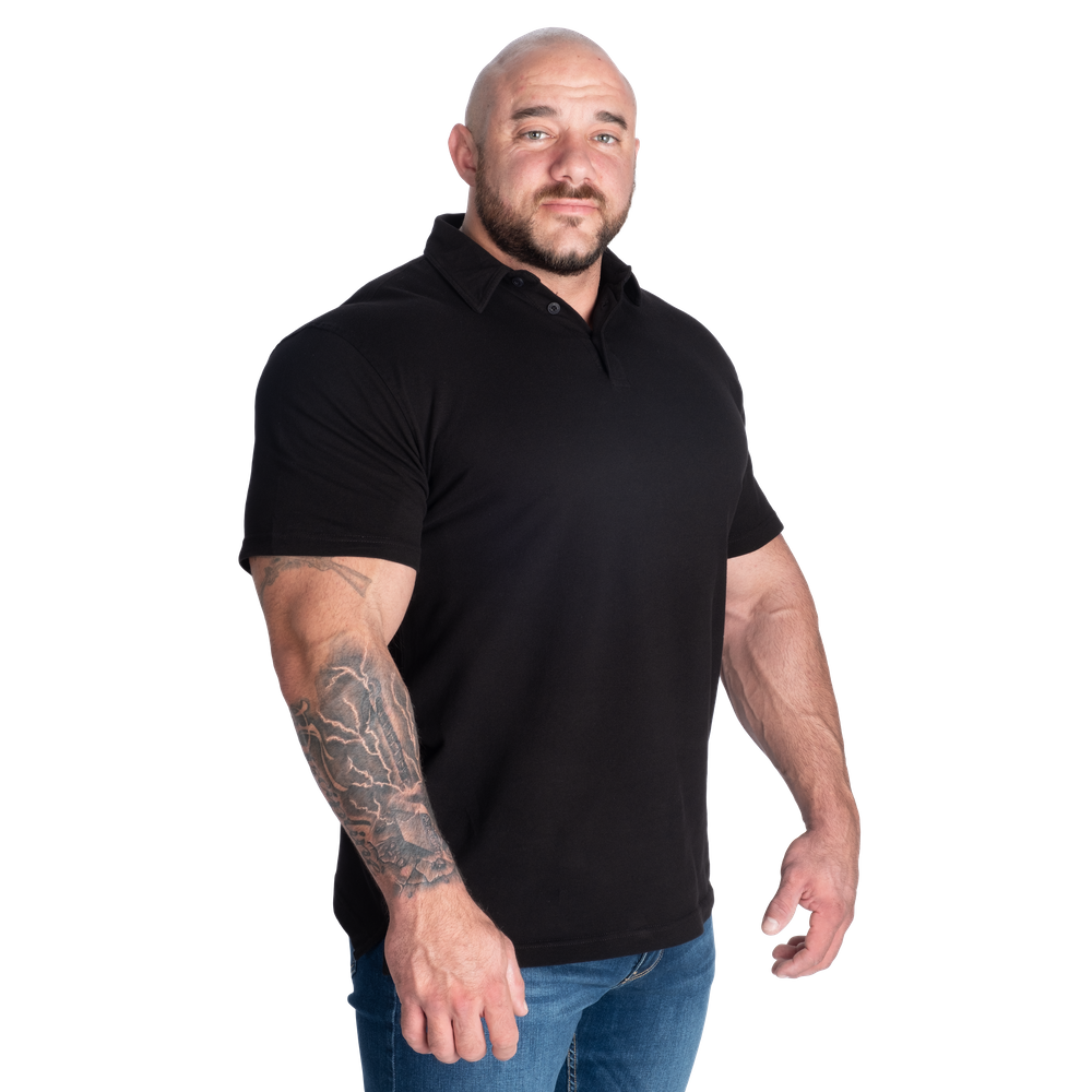 GASP Polo Shirt Black