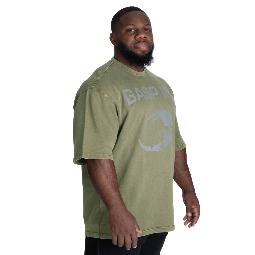 GASP 89 Terry Iron Tee Washed Green