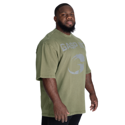 GASP 89 Terry Iron Tee Washed Green