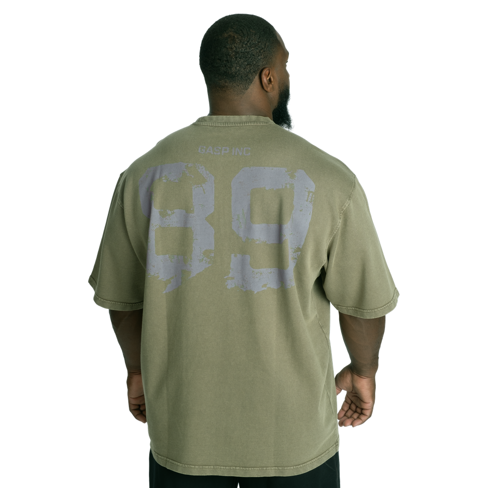 GASP 89 Terry Iron Tee Washed Green