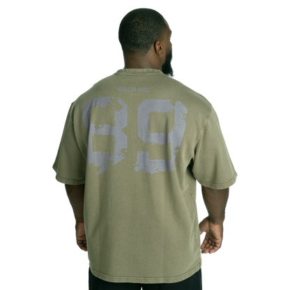 GASP 89 Terry Iron Tee Washed Green