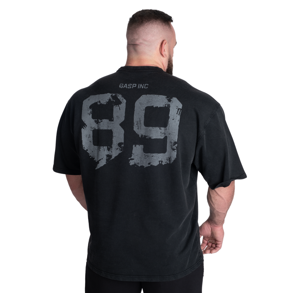 GASP 89 Terry Iron Tee Washed Black